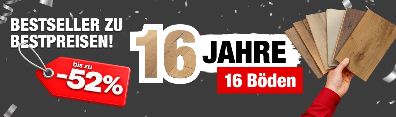 16 Jahre 16 B&ouml;den. Bestseller zu Bestpreisen