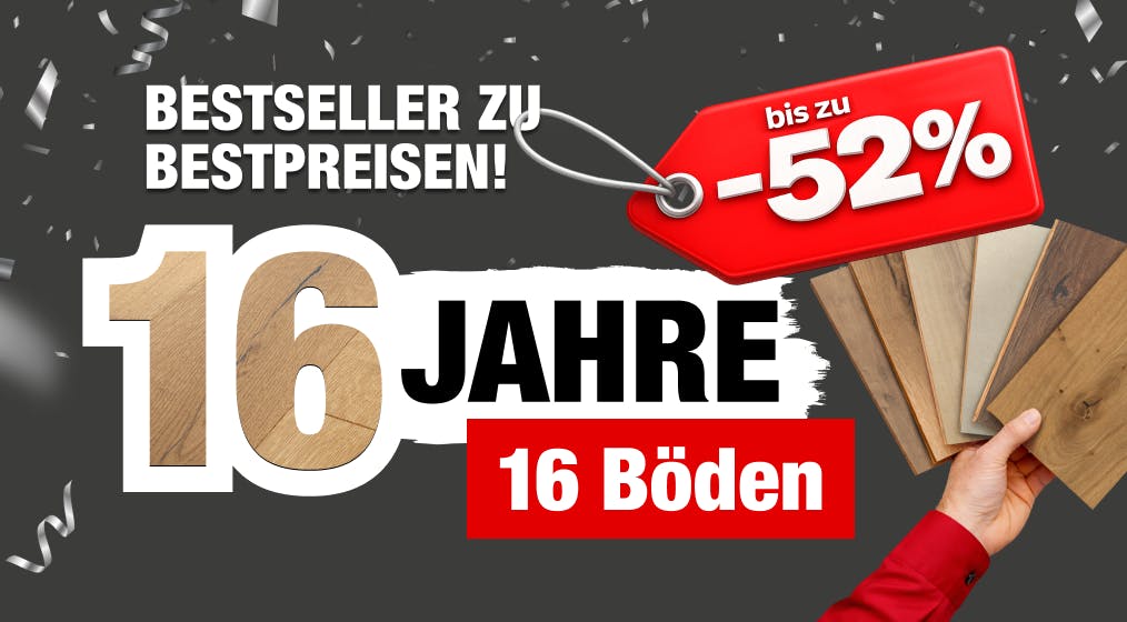 16 Jahre 16 B&ouml;den. Bestseller zu Bestpreisen