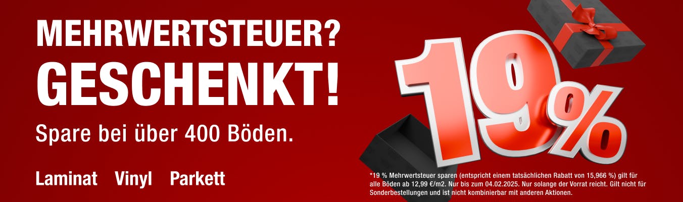 Mehrwertsteuer geschenkt