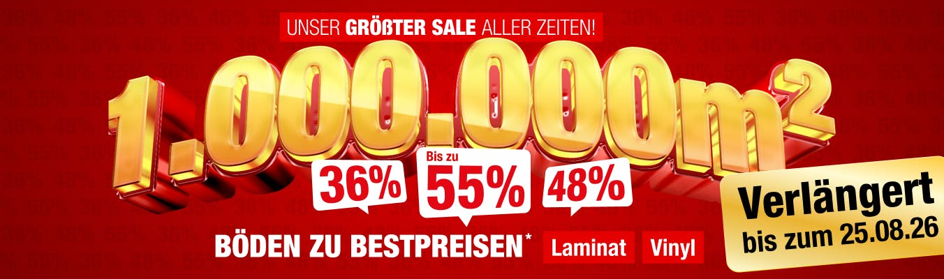 Aktion 1 Mio m&sup2; Endspurt