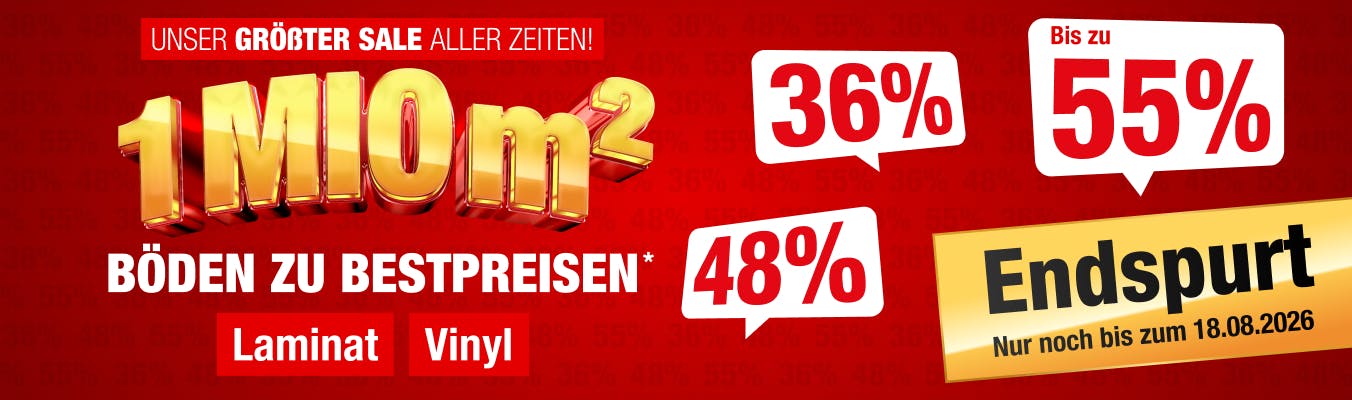 Aktion 1 Mio m&sup2; Endspurt