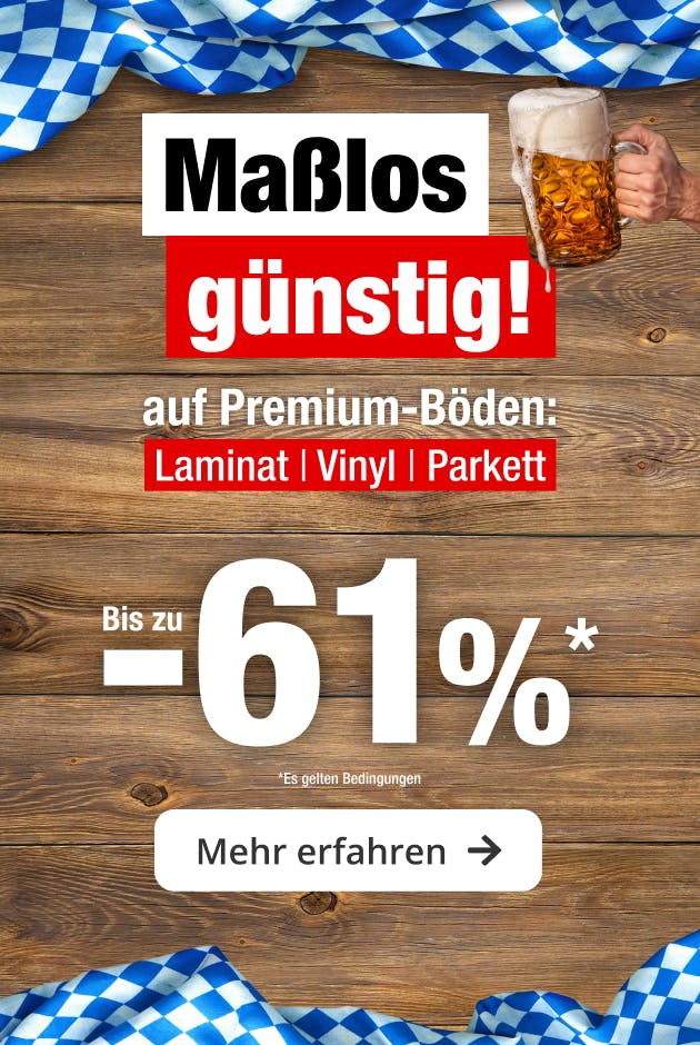 Oktoberfest beim LaminatDEPOT: Hochwertige Premium-B&ouml;den zu unschlagbaren Preisen!