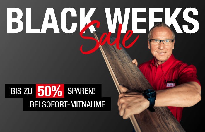 Black Weeks Sale im LaminatDEPOT
