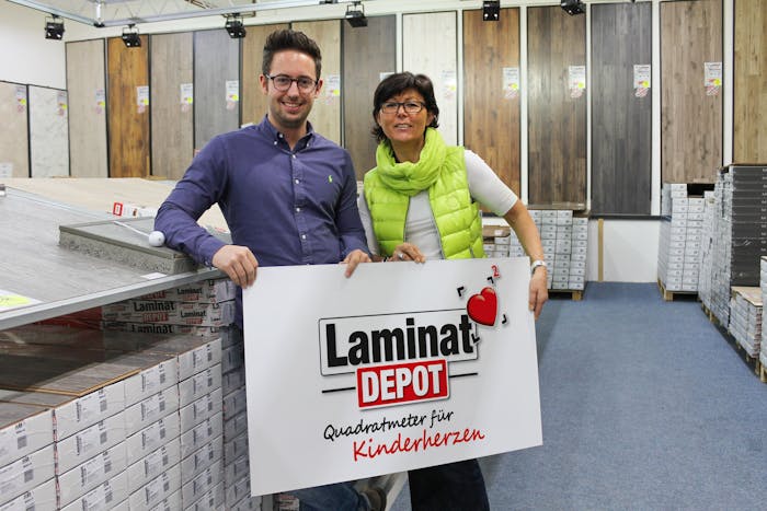 Quadratmeter für Kinderherzen: LaminatDEPOT startet eigene Charity-Aktion