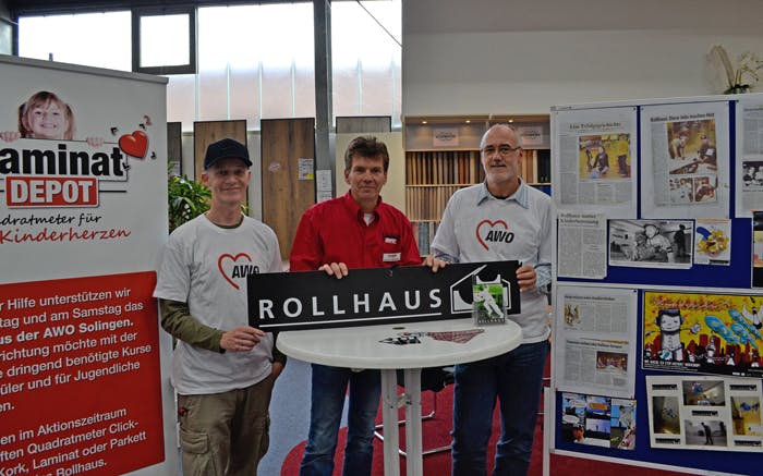 Quadratmeter für Kinderherzen: Charity-Aktion bringt 1340 Euro für das AWO-Rollhaus in Solingen