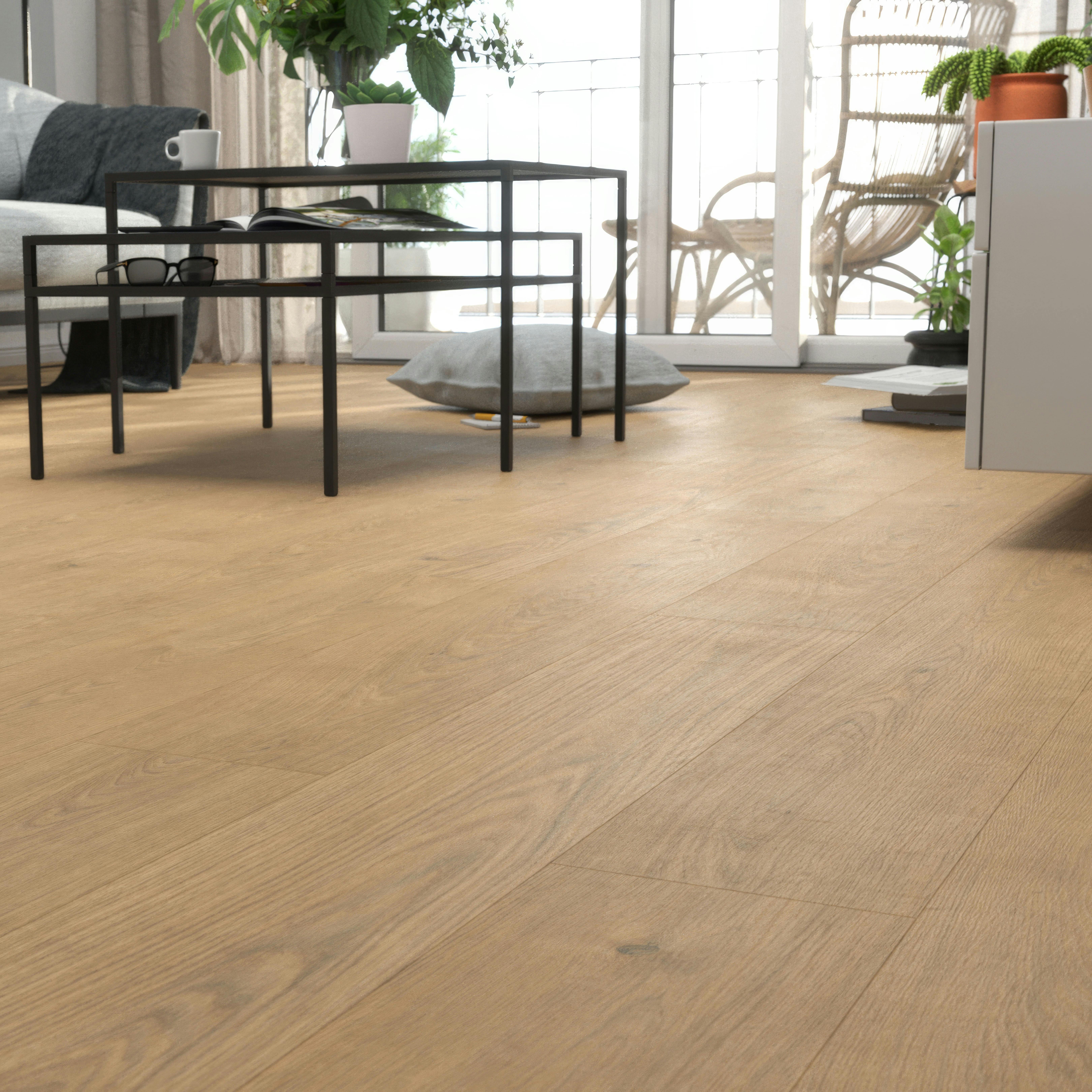 Parkettboden im Wohnzimmer