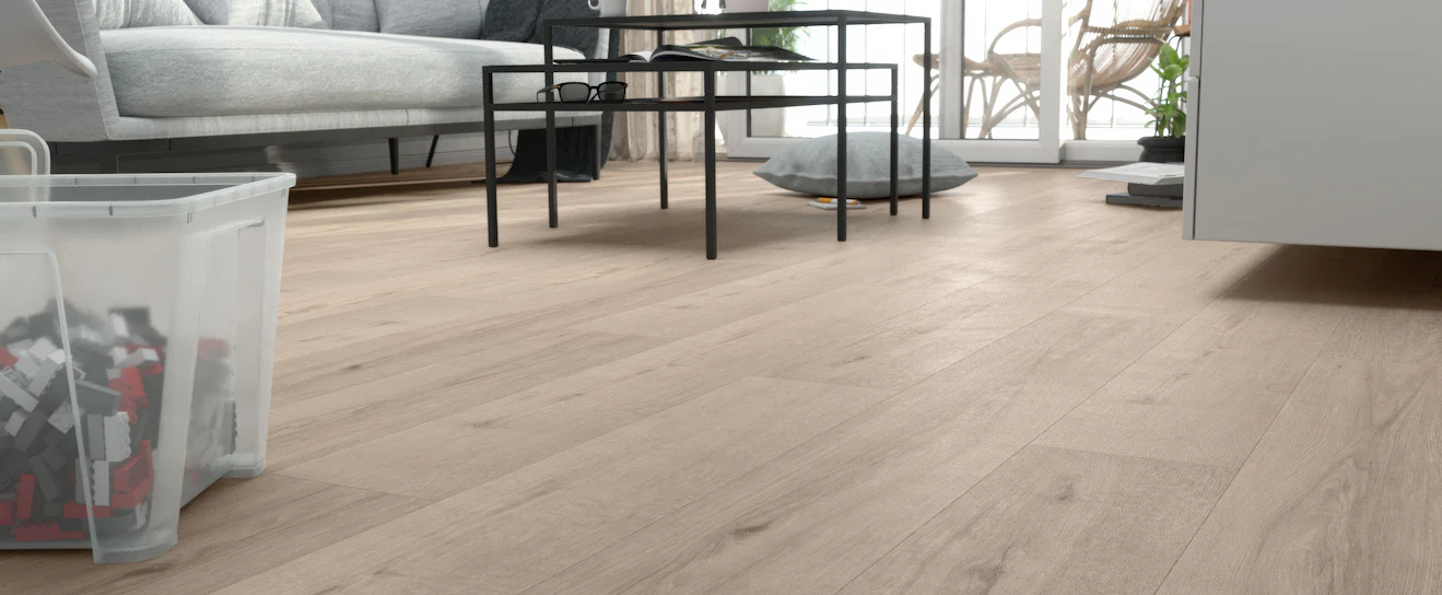 Rigid-Vinyl mit 4-seitiger Fuge