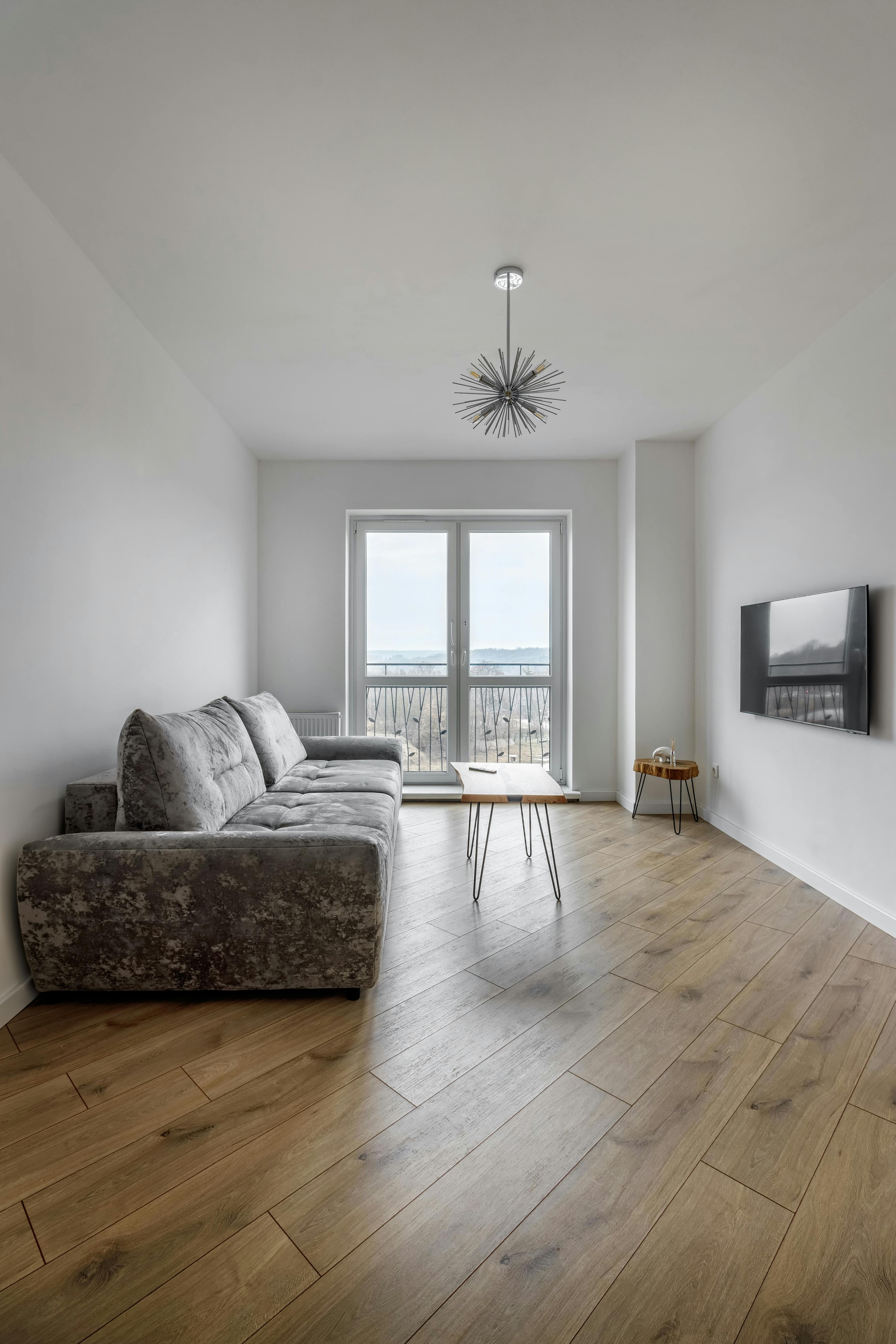 Parkettboden im Wohnzimmer