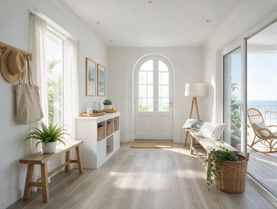 Flur im Einrichtungsstil Coastal Style