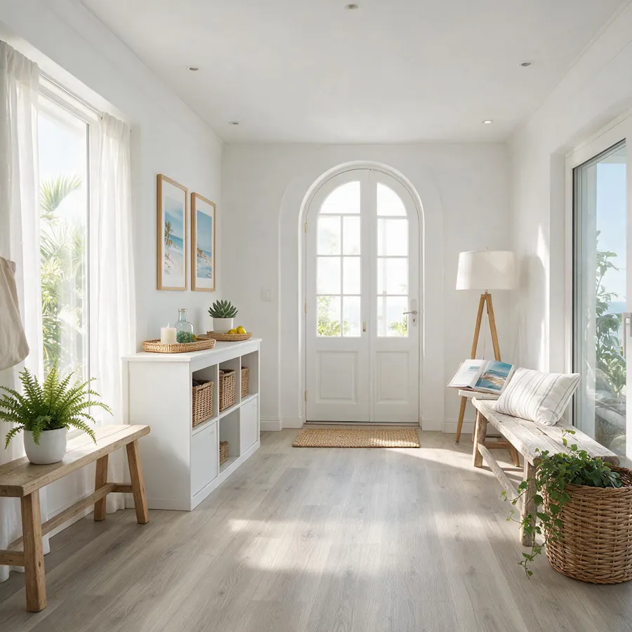Flur im Einrichtungsstil Coastal Style