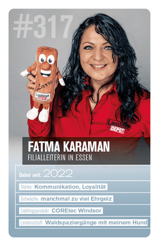 Filialleiterin Fatma Karaman