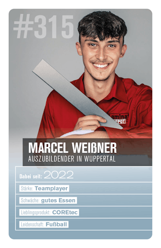 Mitarbeiter Marcel Weißner