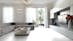 Laminat Falquon Glamour White Produktbild Wohnzimmer - Urban mit Wohnwand zoom