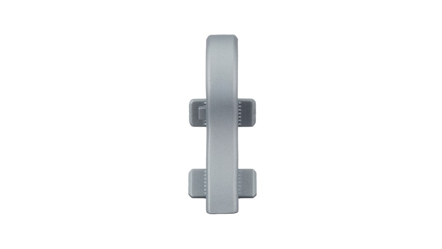 Verbinder - Silber - 40 mm Produktbild Musterfläche von oben schräg zoom