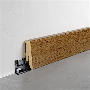 Fußleiste Exquisit - Eiche LHD - 58 mm Produktbild