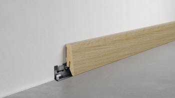 Fußleiste Exquisit - Eiche elegant - 58 mm Produktbild