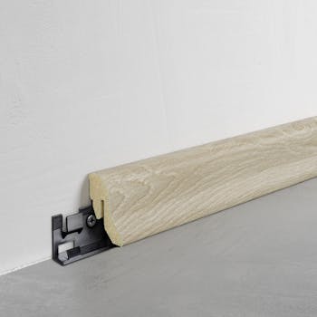 Fußleiste Klassik - Eiche geschliffen - 40 mm Produktbild