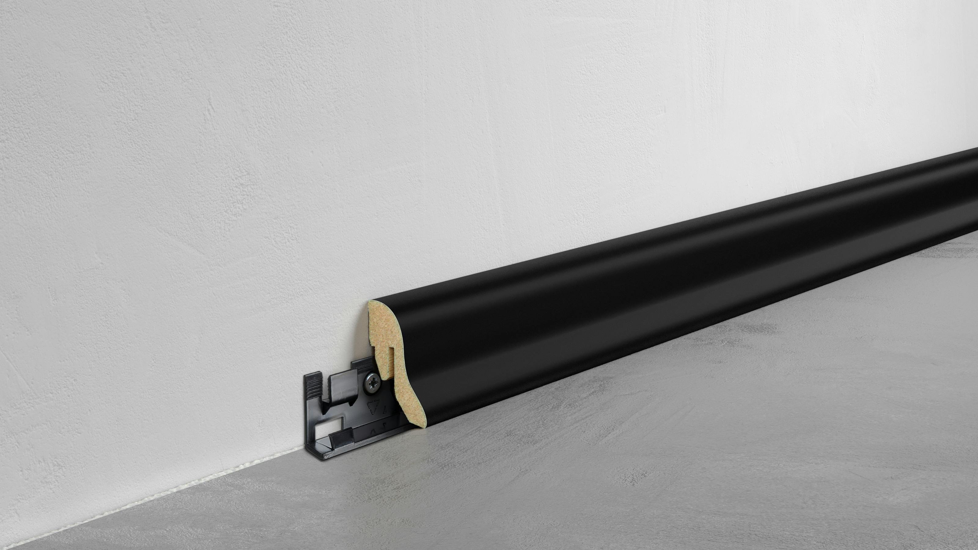 Fu&szlig;leiste Klassik - Schwarz - 40 mm Produktbild