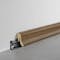 Fußleiste Klassik - Japur Teak - 40 mm Produktbild Musterfläche von oben schräg zoom