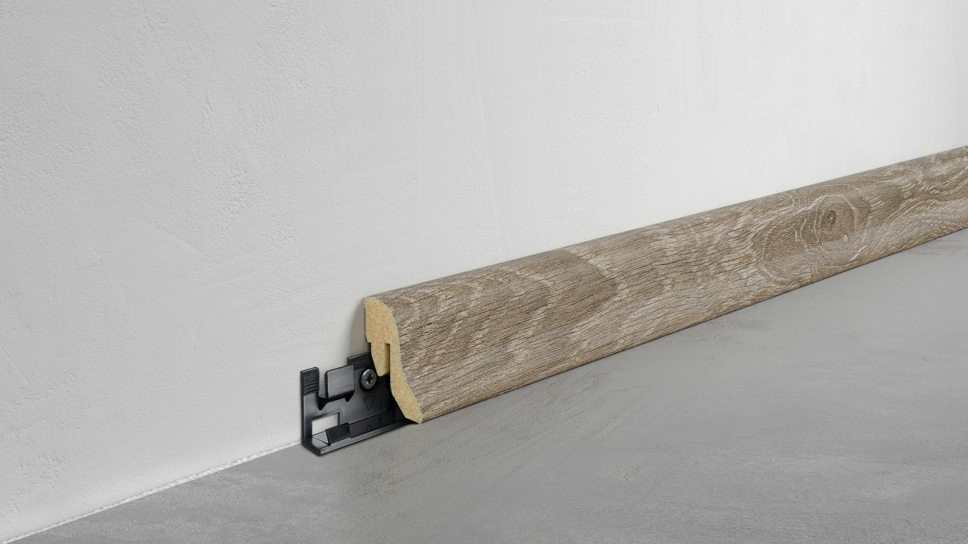 Fu&szlig;leiste Klassik - Eiche Grigio - 40 mm Produktbild