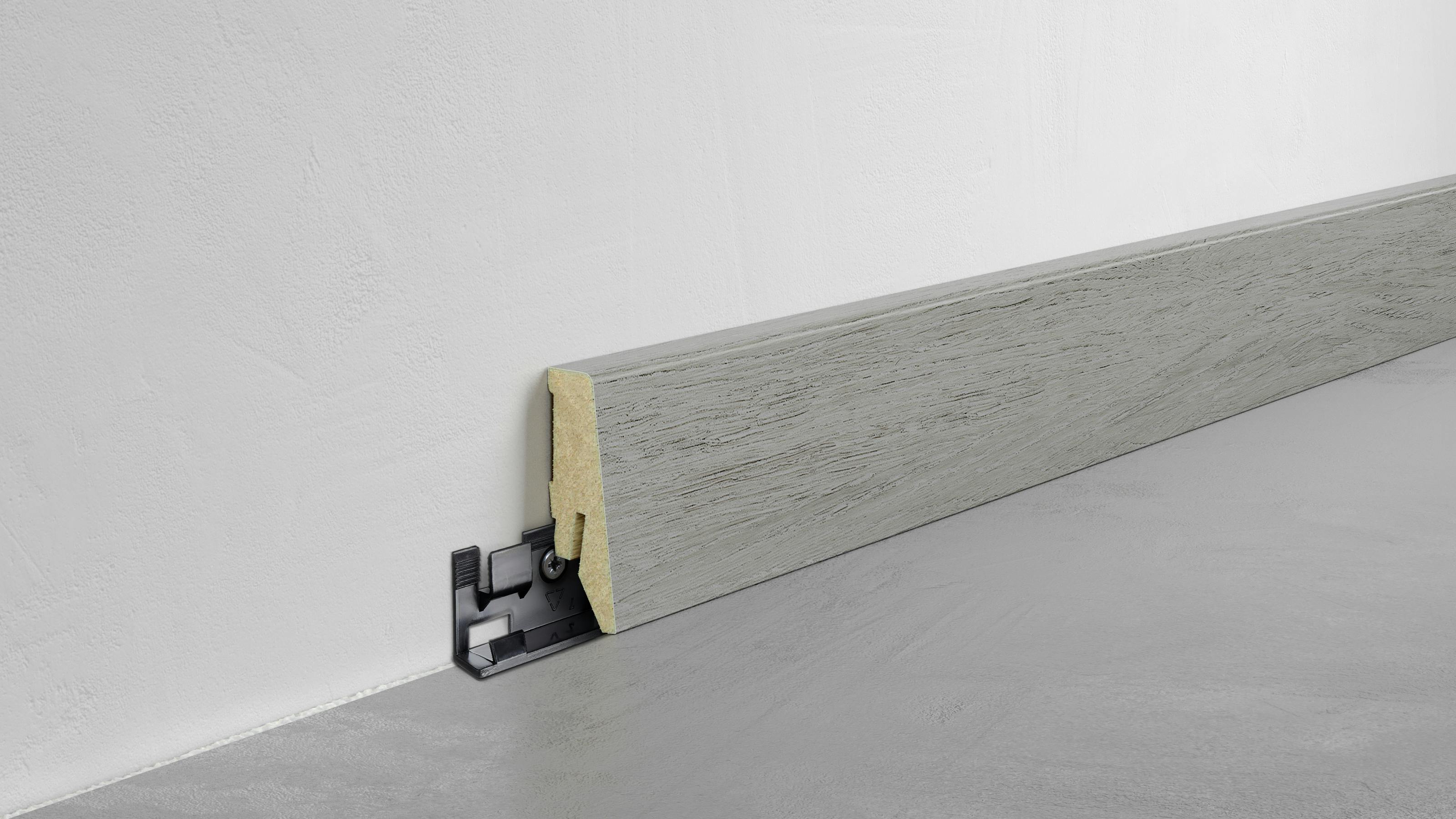 Fu&szlig;leiste Exquisit - Fashion Oak - 58 mm Produktbild