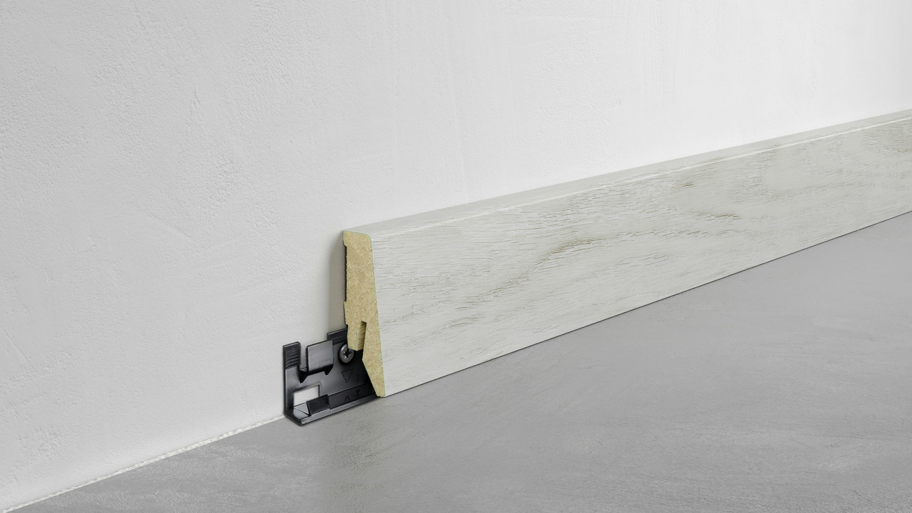 Fu&szlig;leiste Exquisit - Alaska Oak - 58 mm Produktbild