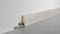 Fußleiste Exquisit - Alaska Oak - 58 mm Produktbild Wohnzimmer - Urban mit Wohnwand zoom