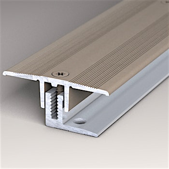 Prinz | Übergangsprofil | Alu | Edelstahl matt | 3,4 x 270 cm Produktbild