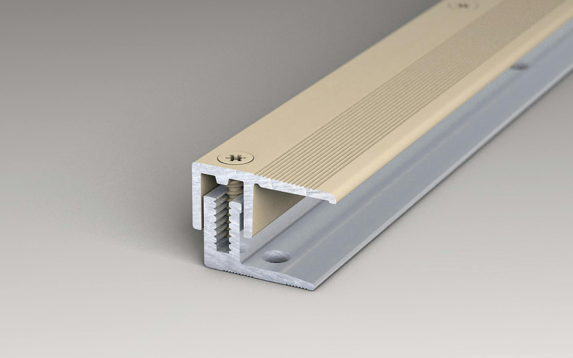 Prinz | Abschlussprofil | Alu | Sahara | 2,2 x 270 cm Produktbild