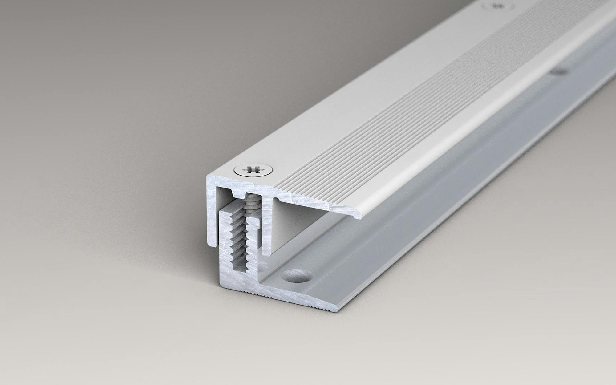 Prinz | Abschlussprofil | Alu | Silber | 2,2 x 270 cm Produktbild