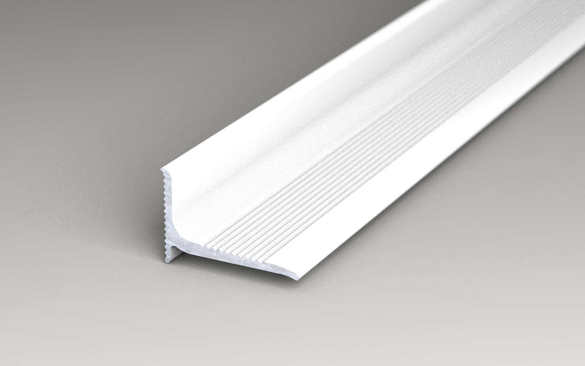 Prinz | Terrassenabschluss | Alu | Wei&szlig; | 2 x 1,3 x 250 cm Produktbild