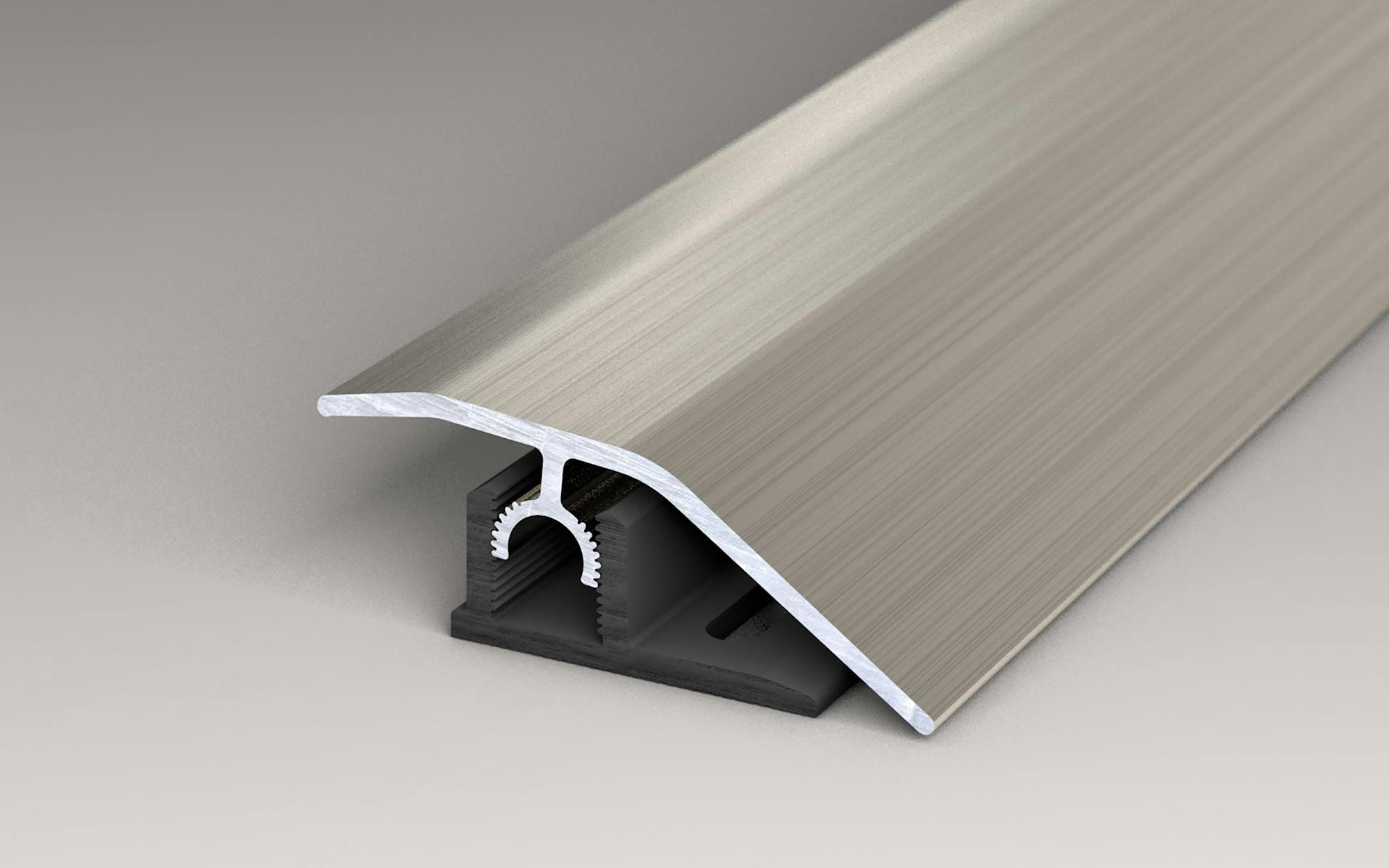 Prinz | Anpassungsprofil | Alu | Edelstahl geb&uuml;rstet | 4,4 x 100 cm Produktbild