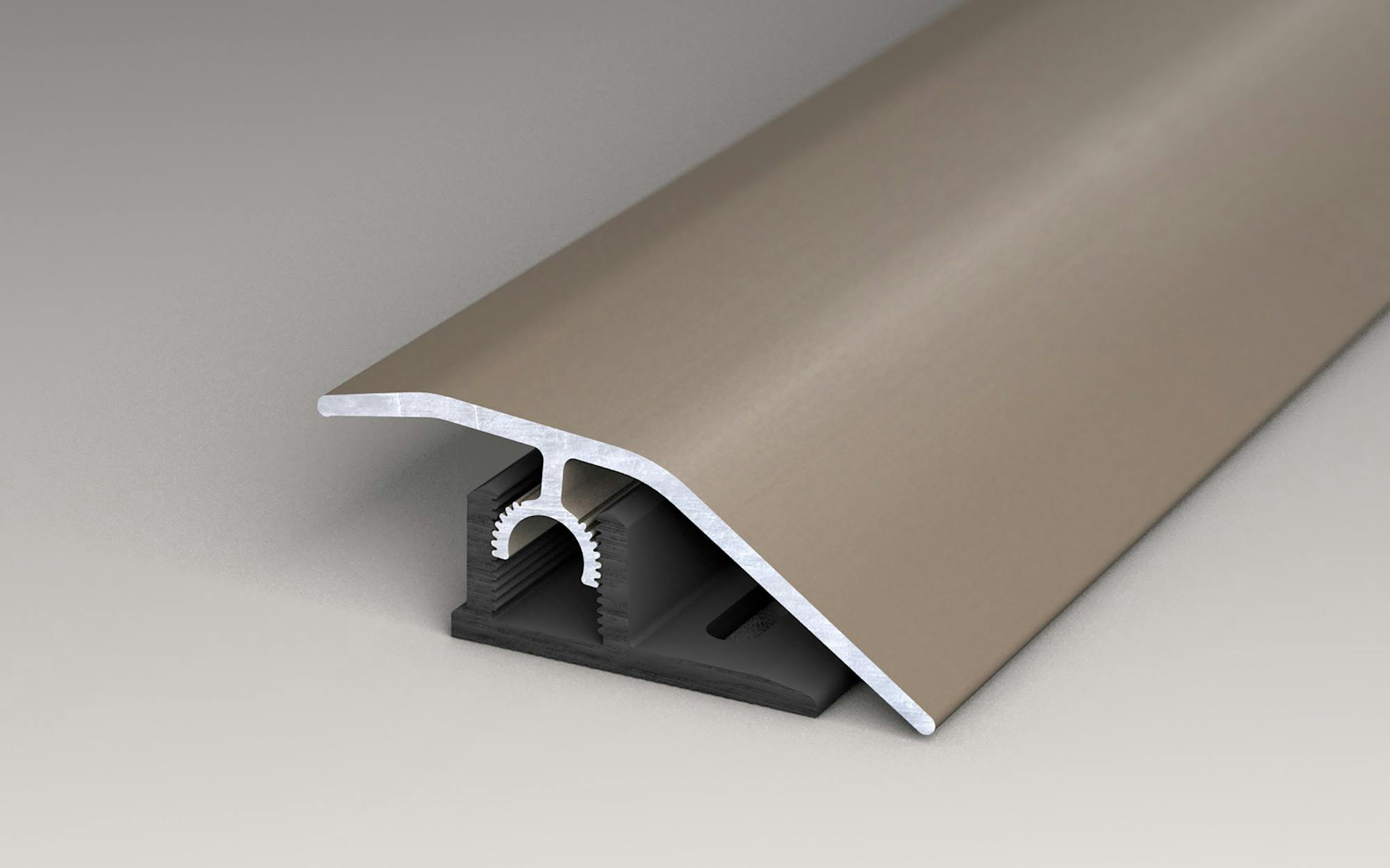 Prinz | Anpassungsprofil | Alu | Edelstahl matt | 4,4 x 100 cm Produktbild