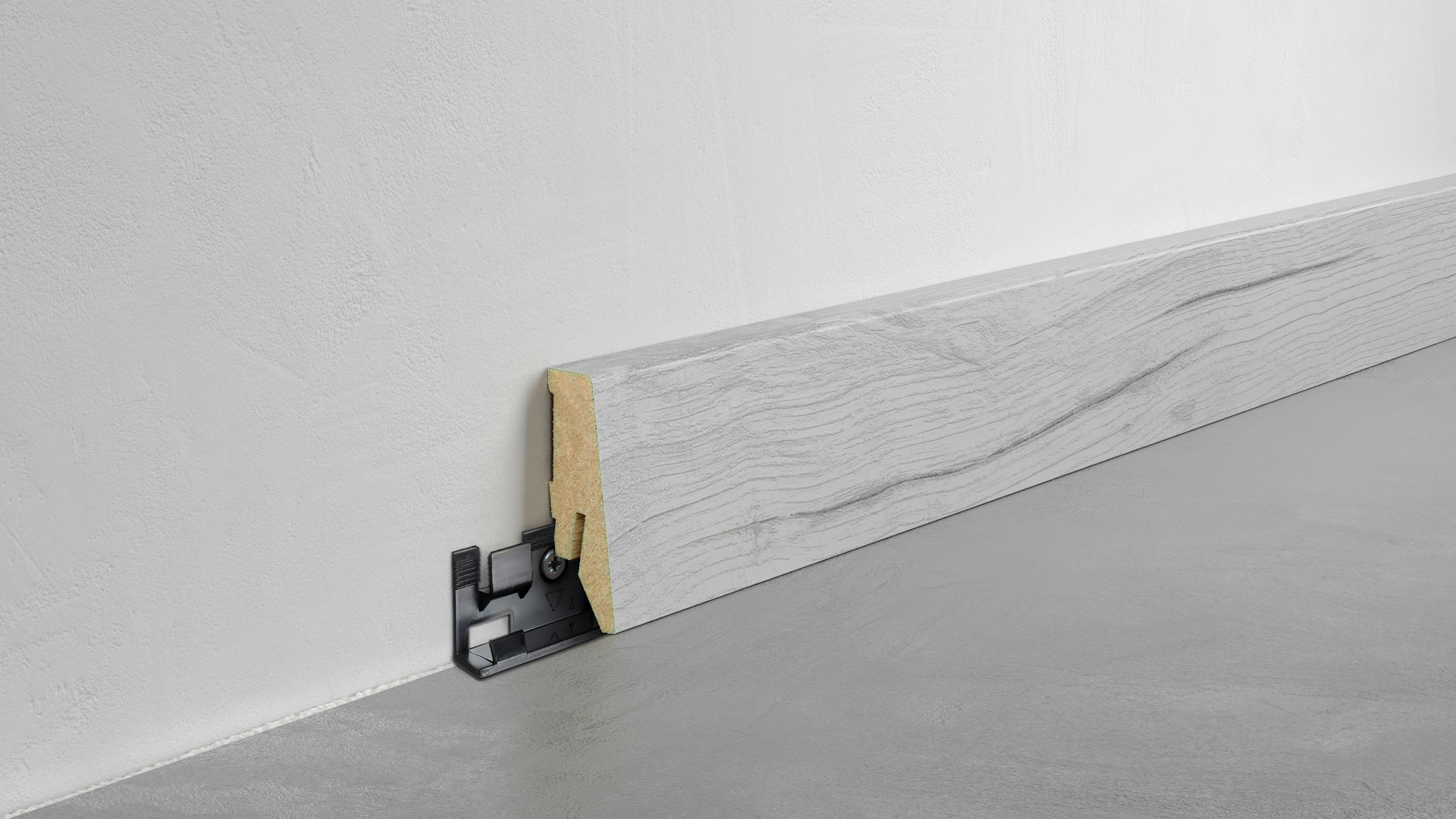 Fu&szlig;leiste Exquisit - Helsinki Oak - 58 mm Produktbild