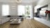 Laminat BoDomo Exquisit Roble Brillante Produktbild Wohnzimmer - Urban mit Wohnwand zoom