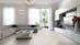 Laminat BoDomo Premium Ground White Produktbild Wohnzimmer - Urban mit Wohnwand zoom