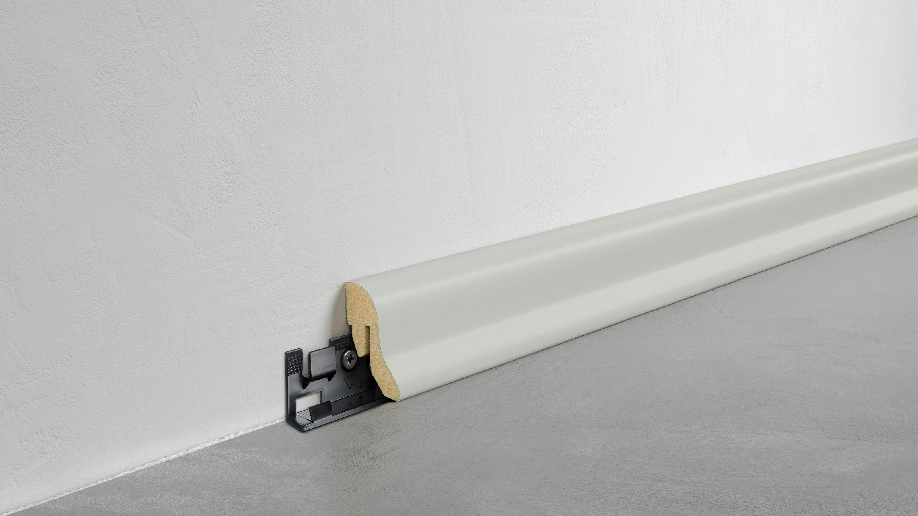 Fu&szlig;leiste Klassik - Achatgrau - 40 mm Produktbild