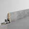 Fußleiste Exquisit - Pastell grey - 58 mm Produktbild Wohnzimmer - Urban mit Wohnwand zoom
