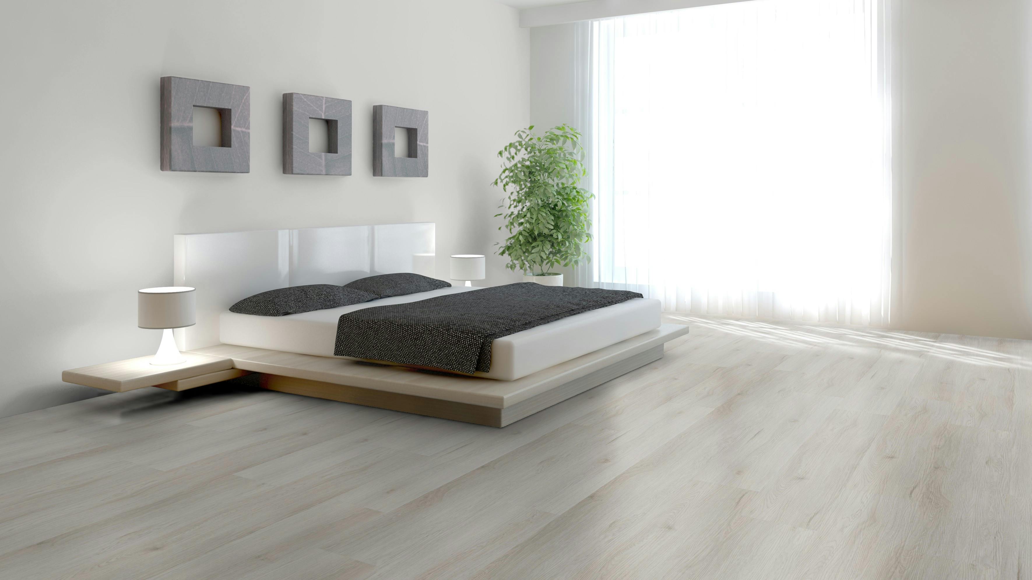 Karakum Oak Light Grey Produktbild Schlafzimmer - Urban zoom