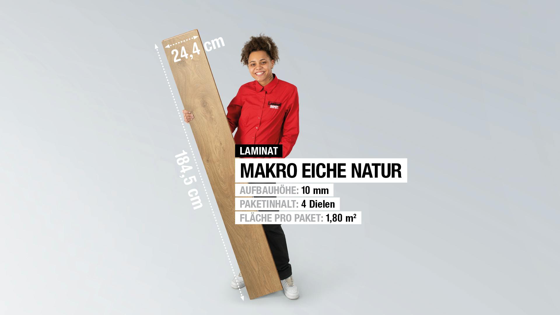 Laminat Kronotex Mammut Plus Makro Eiche Natur Produktbild rendering7 zoom