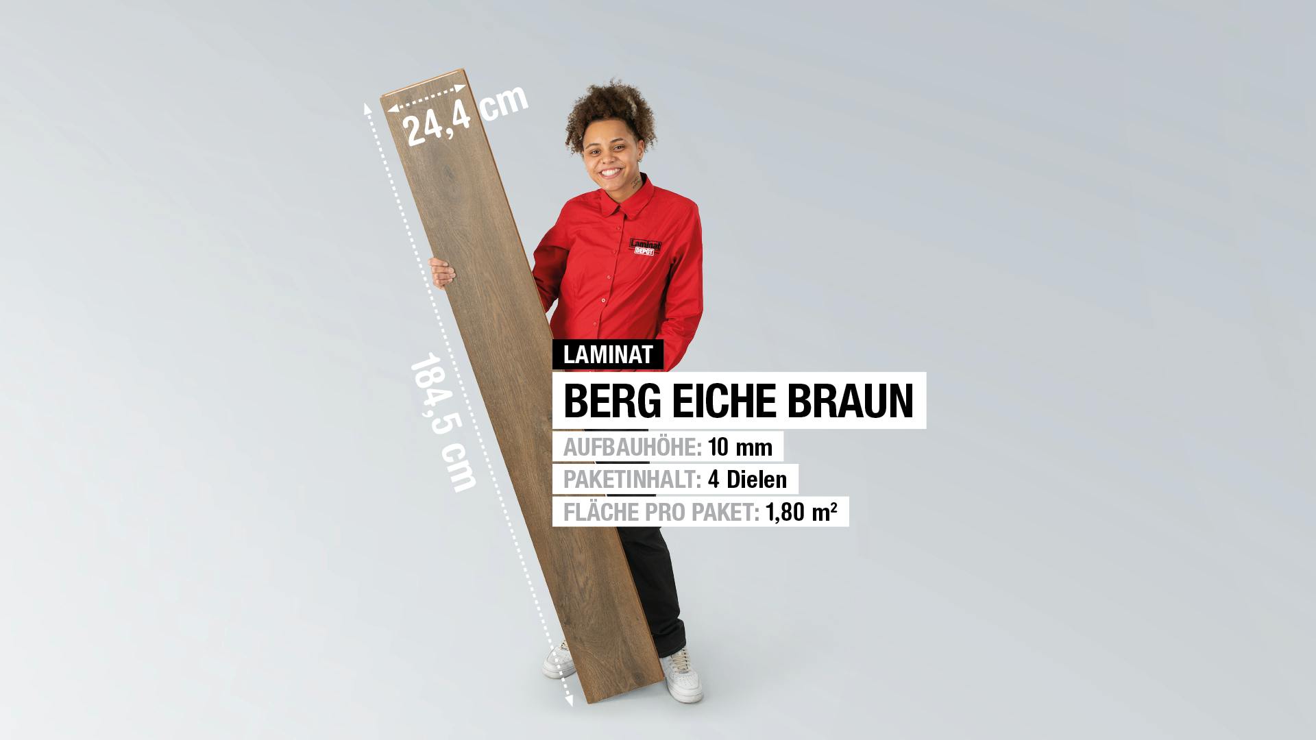 Laminat Kronotex Mammut Plus Berg Eiche Braun Produktbild rendering7 zoom