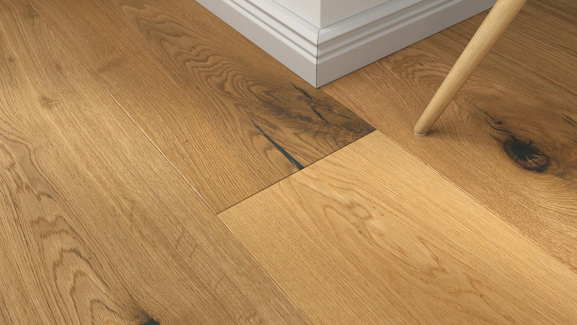 Parkett BoDomo Exquisit Vigo Produktbild Musterfl&auml;che von oben schr&auml;g zoom