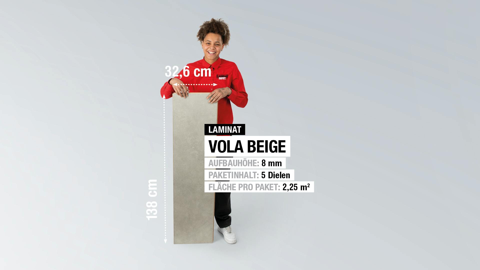 Laminat BoDomo Exquisit Vola Beige Produktbild rendering7 zoom