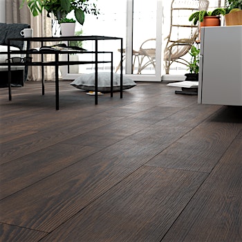 Laminat BoDomo Premium Muskat Oak braun Produktbild Schlafzimmer - Urban zoom