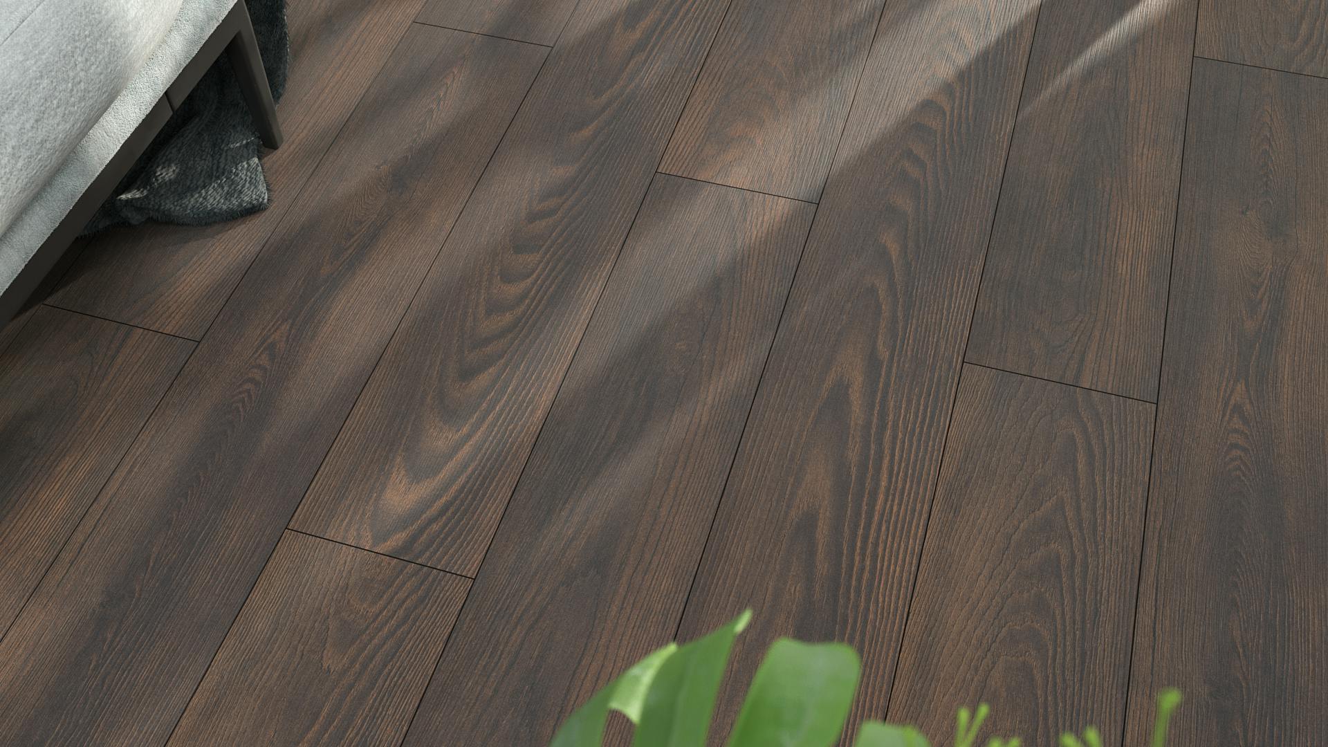 Laminat BoDomo Premium Muskat Oak braun Produktbild rendering8 zoom
