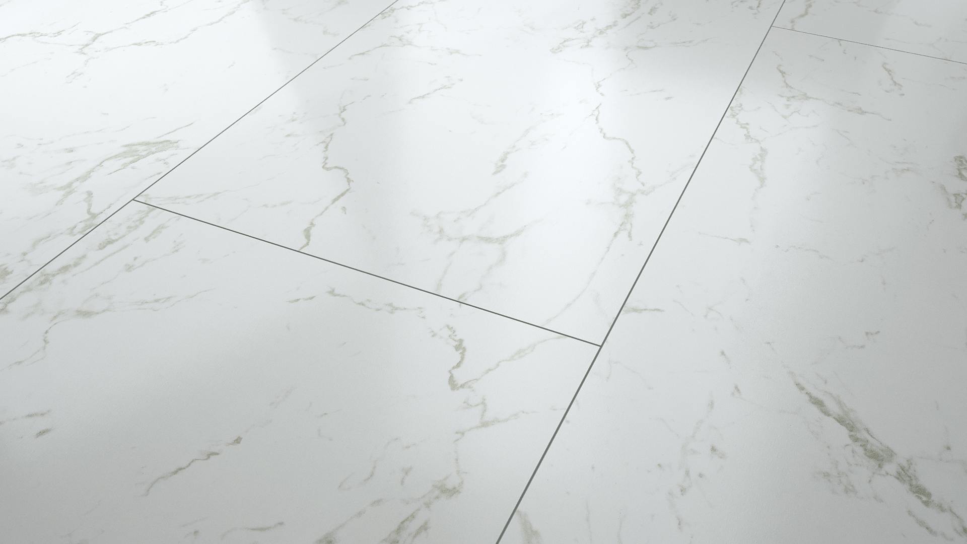 Laminat BoDomo Premium Marmor white Produktbild Badezimmer - Klassisch zoom