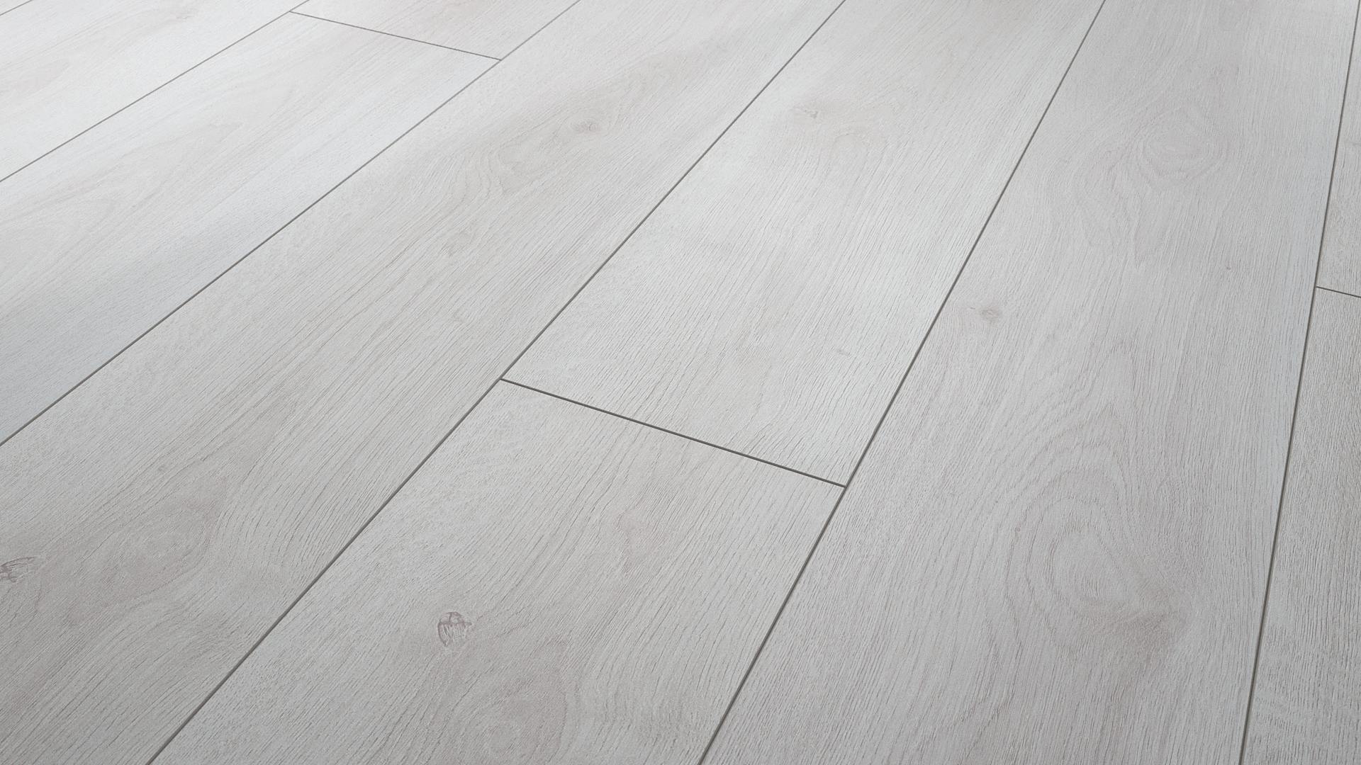 Laminat BoDomo Klassik Eiche Arktis Produktbild Badezimmer - Klassisch zoom