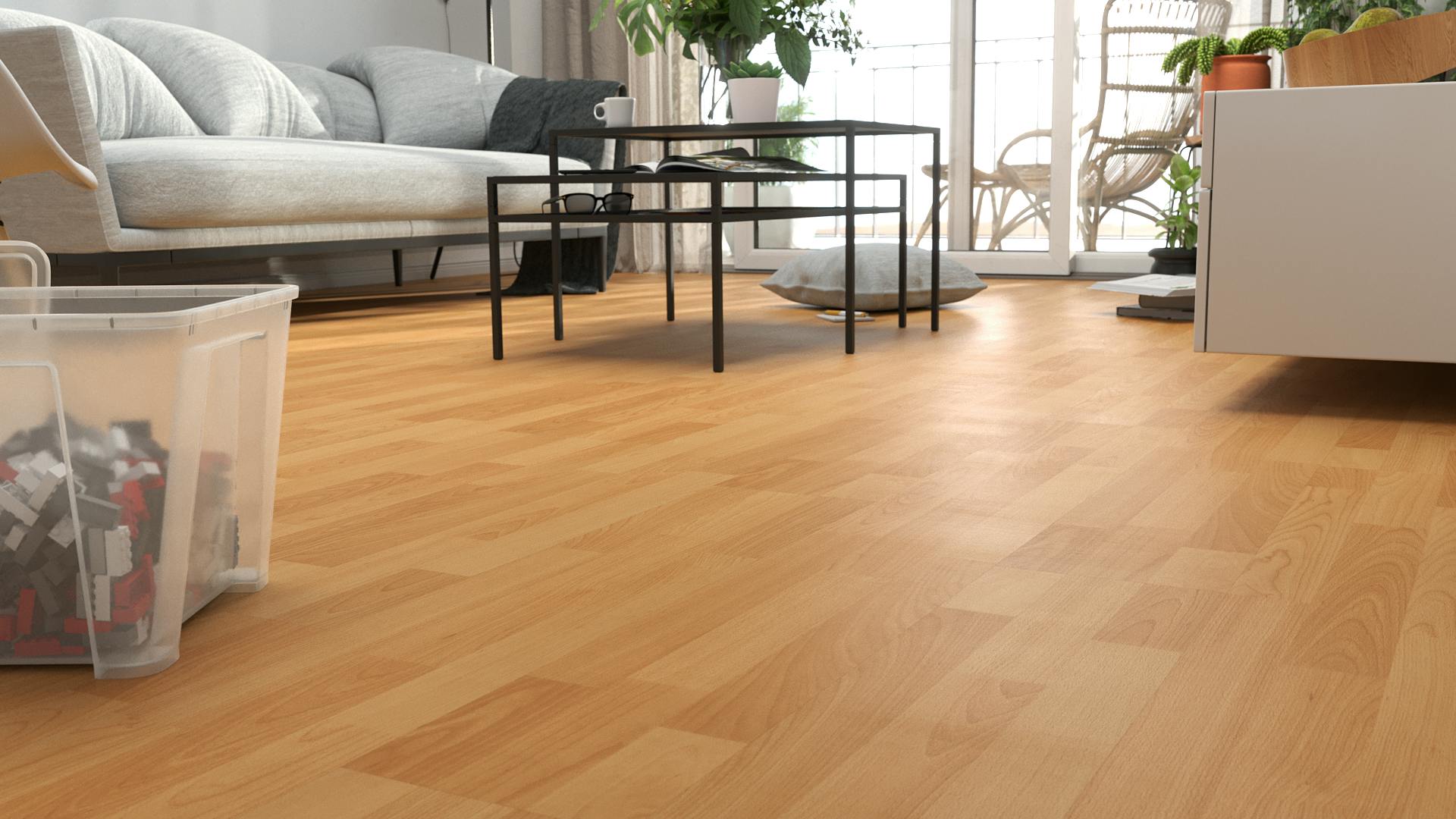 Laminat BoDomo Klassik Buche Produktbild Schlafzimmer - Urban zoom