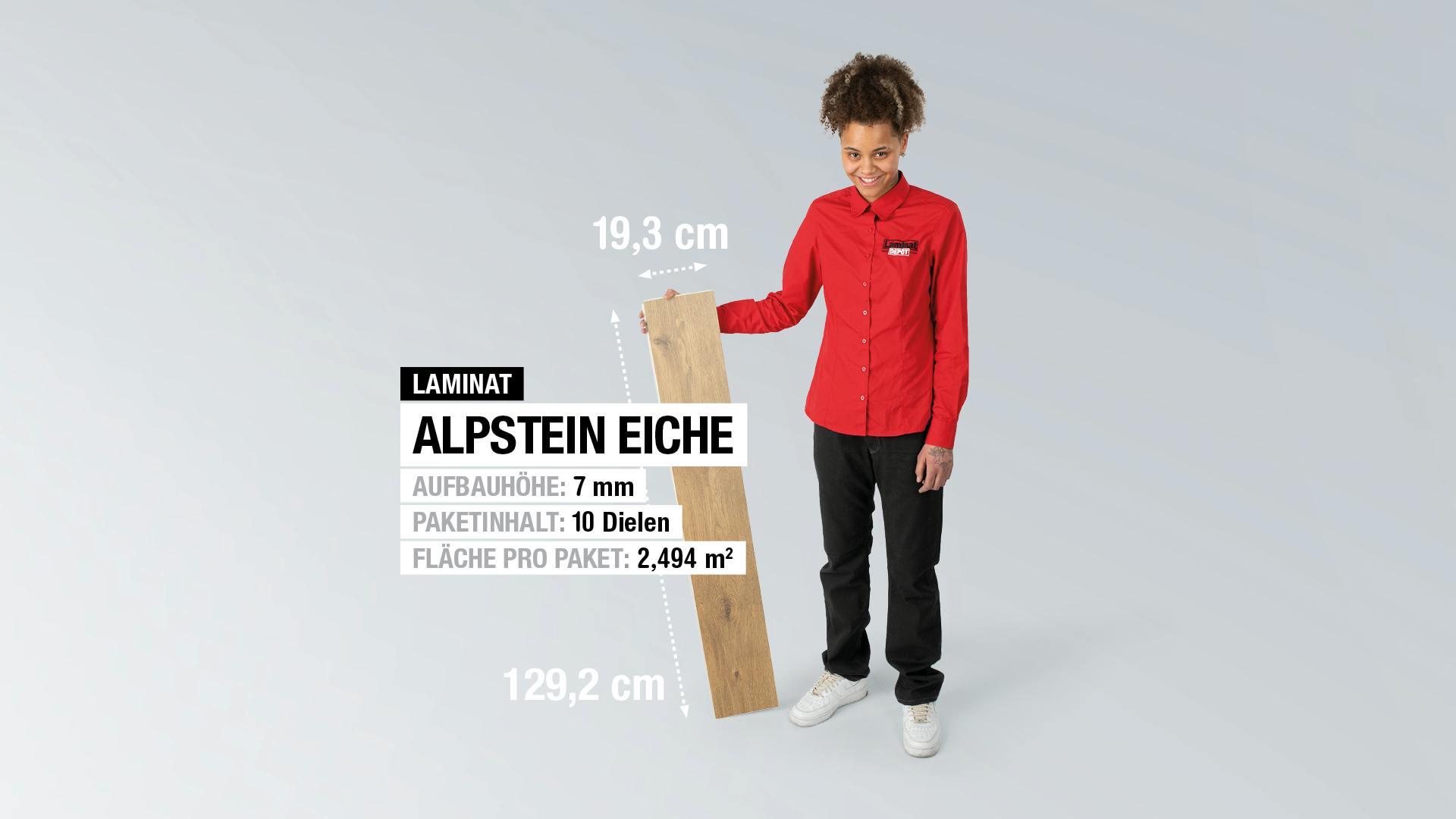 Laminat BoDomo Klassik Alpstein Eiche Produktbild rendering7 zoom