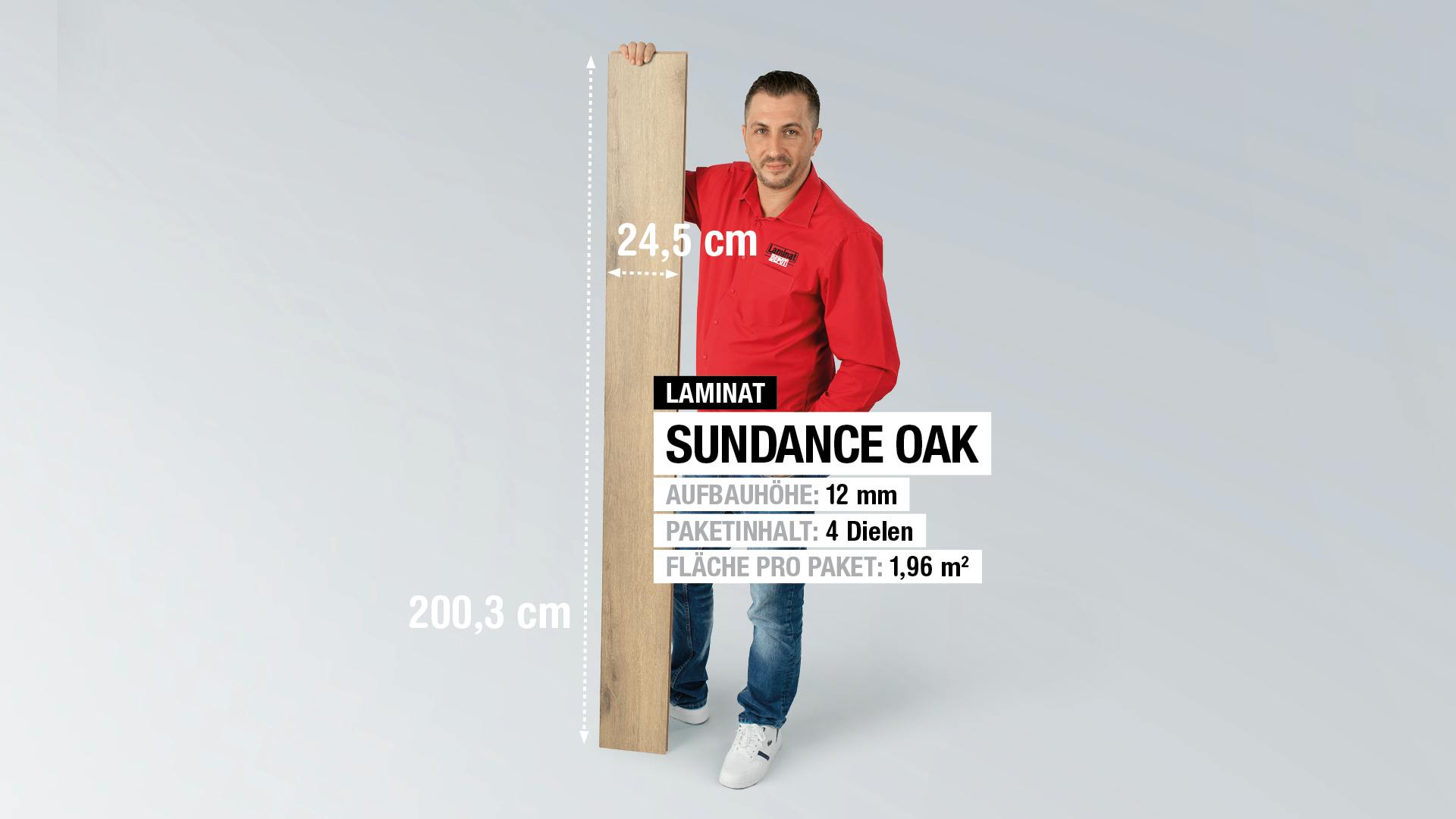 Laminat Kronoflooring Altitude Sundance Oak Produktbild rendering7 zoom